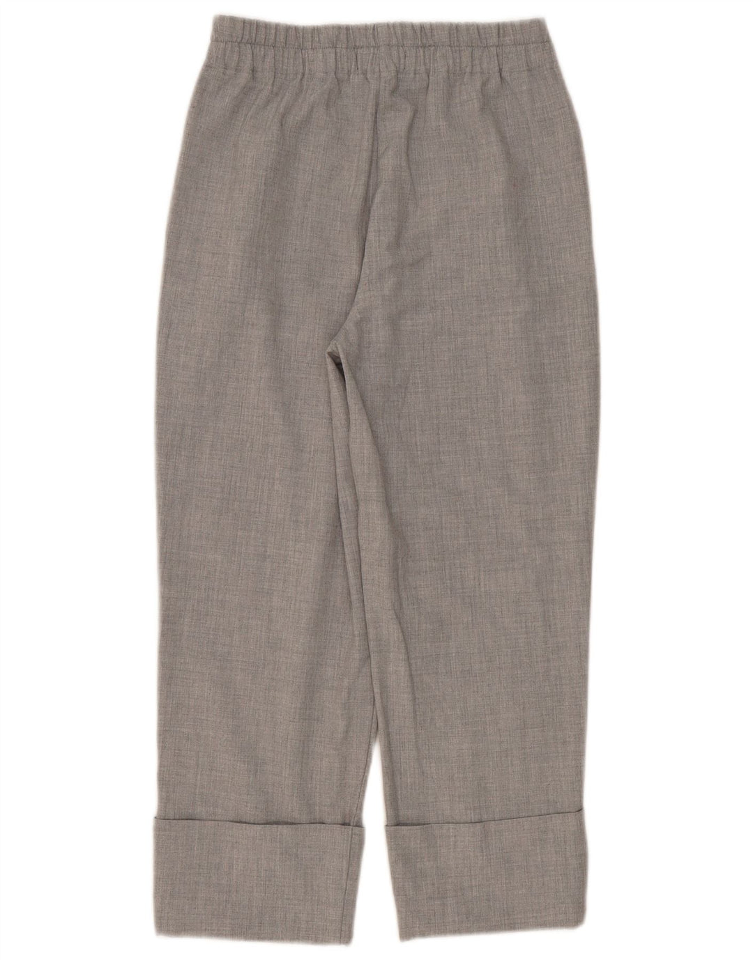 Zara Straight Cropped Bukser Small W26 L24 Grå