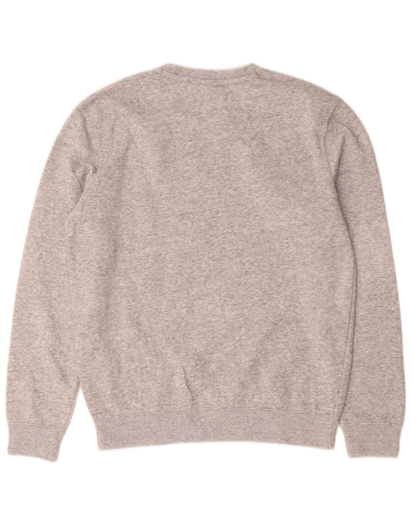 Champion Herre grafisk sweatshirt Jumper lille grå flækket bomuld