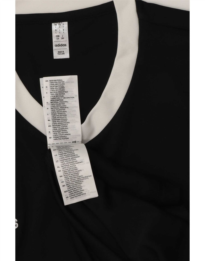 Adidas Herre Aeroready T-Shirt Top Stor Sort Polyester