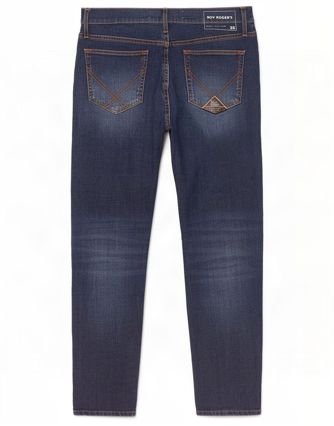 Roy Rogers Slim Jeans til mænd W35 L30 blå bomuld