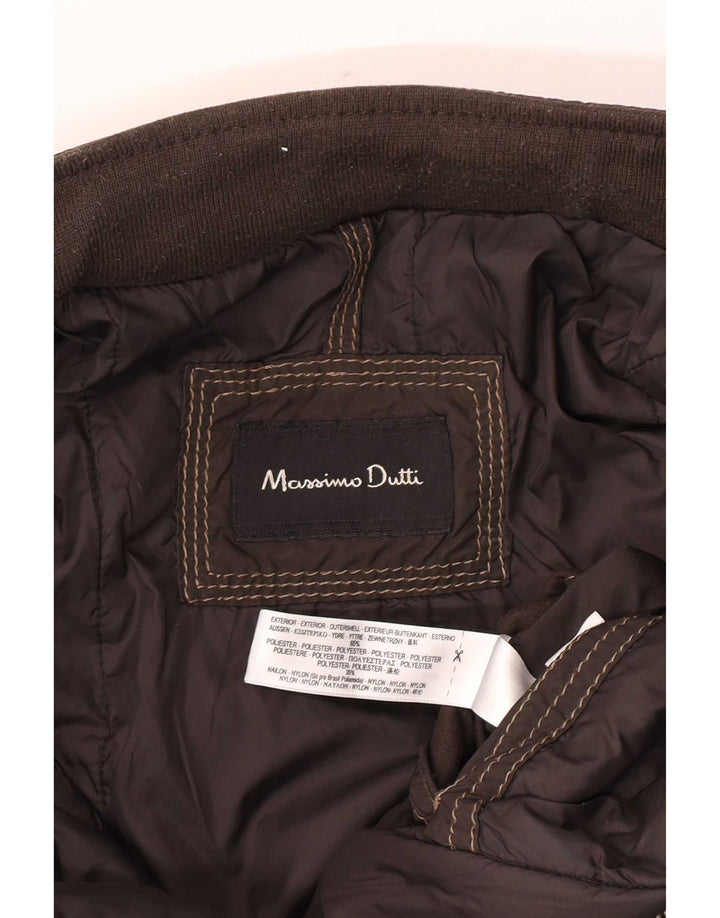 Massimo Dutti Herre polstret jakke Large Brun Polyester