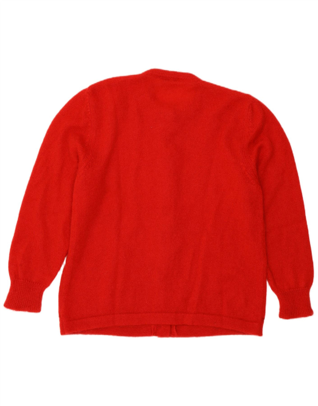 Colombo Dame Cardigan Sweater IT 44 Medium Red Mohair