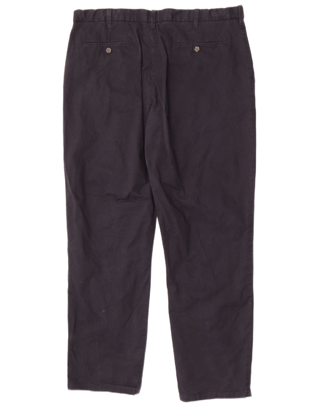 Marks & Spencer Herre Regular Chino Bukser W40 L33 Marineblå Bomuld