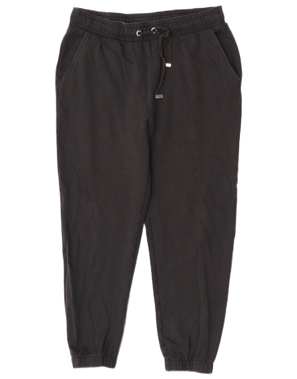 Marks & Spencer Dame træningsbukser Joggers UK 14 Stor sort bomuld
