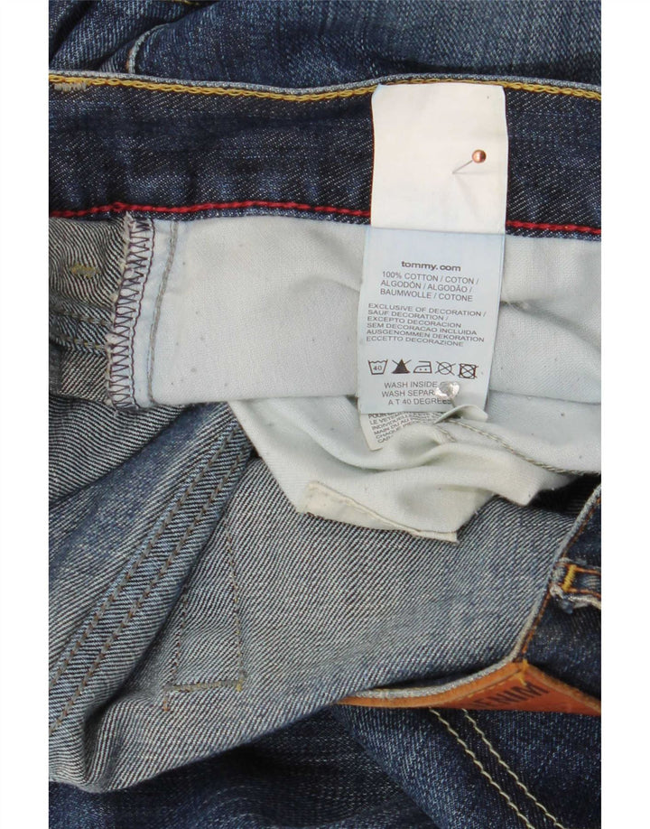 Tommy Hilfiger Herre Manhattan Bootcut Jeans W38 L34 Blå Bomuld