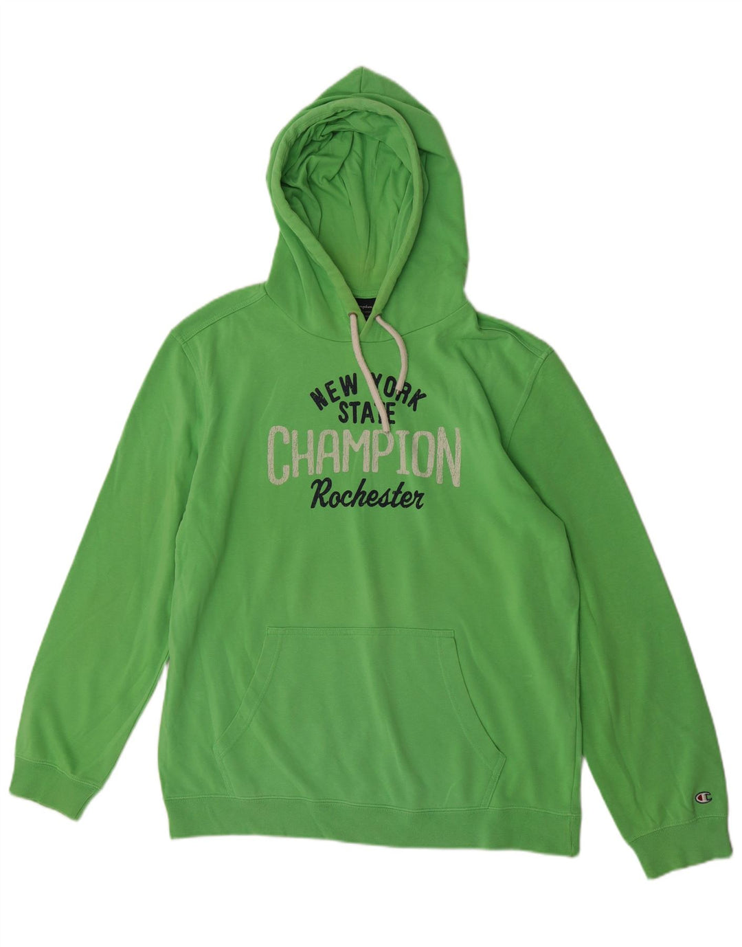 Champion Herre grafisk hættetrøje Jumper XL Grøn polyester