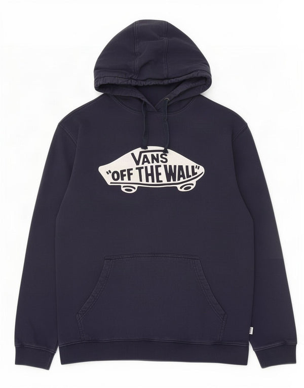 Vans Grafisk hættetrøje til mænd XL marineblå bomuld
