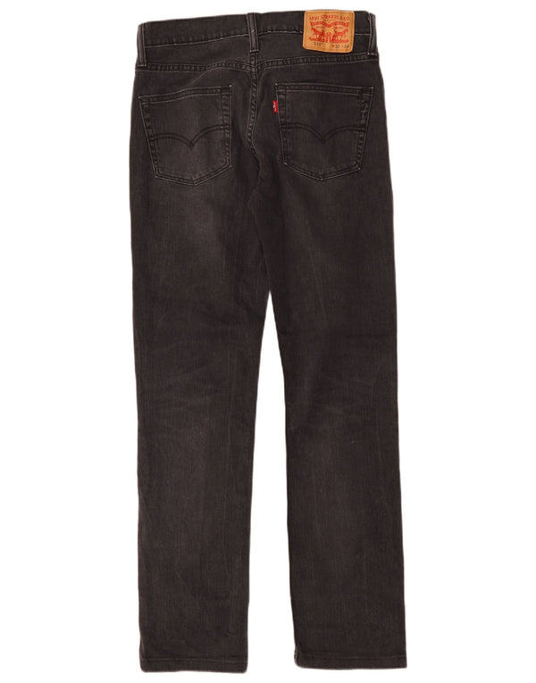 Levi's Herre 511 Slim Jeans W30 L30 Sort Bomuld