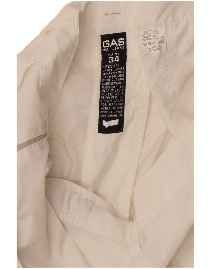 Gap Herre Bermuda Shorts W34 Large White Bomuld