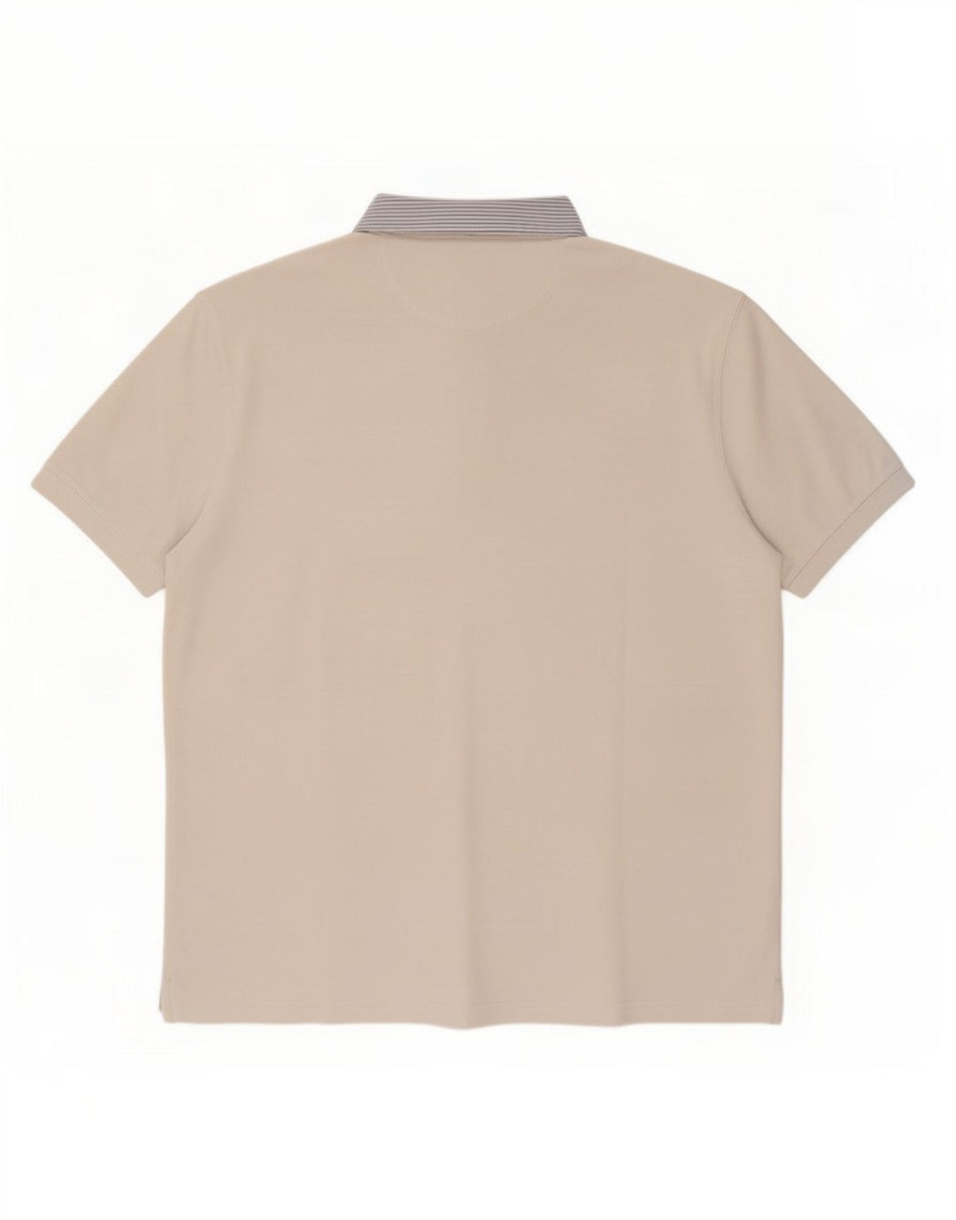 Massimo Dutti Herre Polo Shirt 2XL Hvid Bomuld