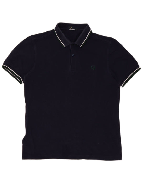 Fred Perry Herre poloshirt Medium marineblå bomuld