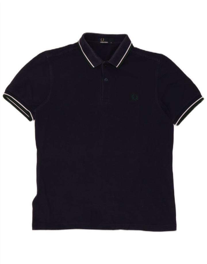 Fred Perry Herre poloshirt Medium marineblå bomuld