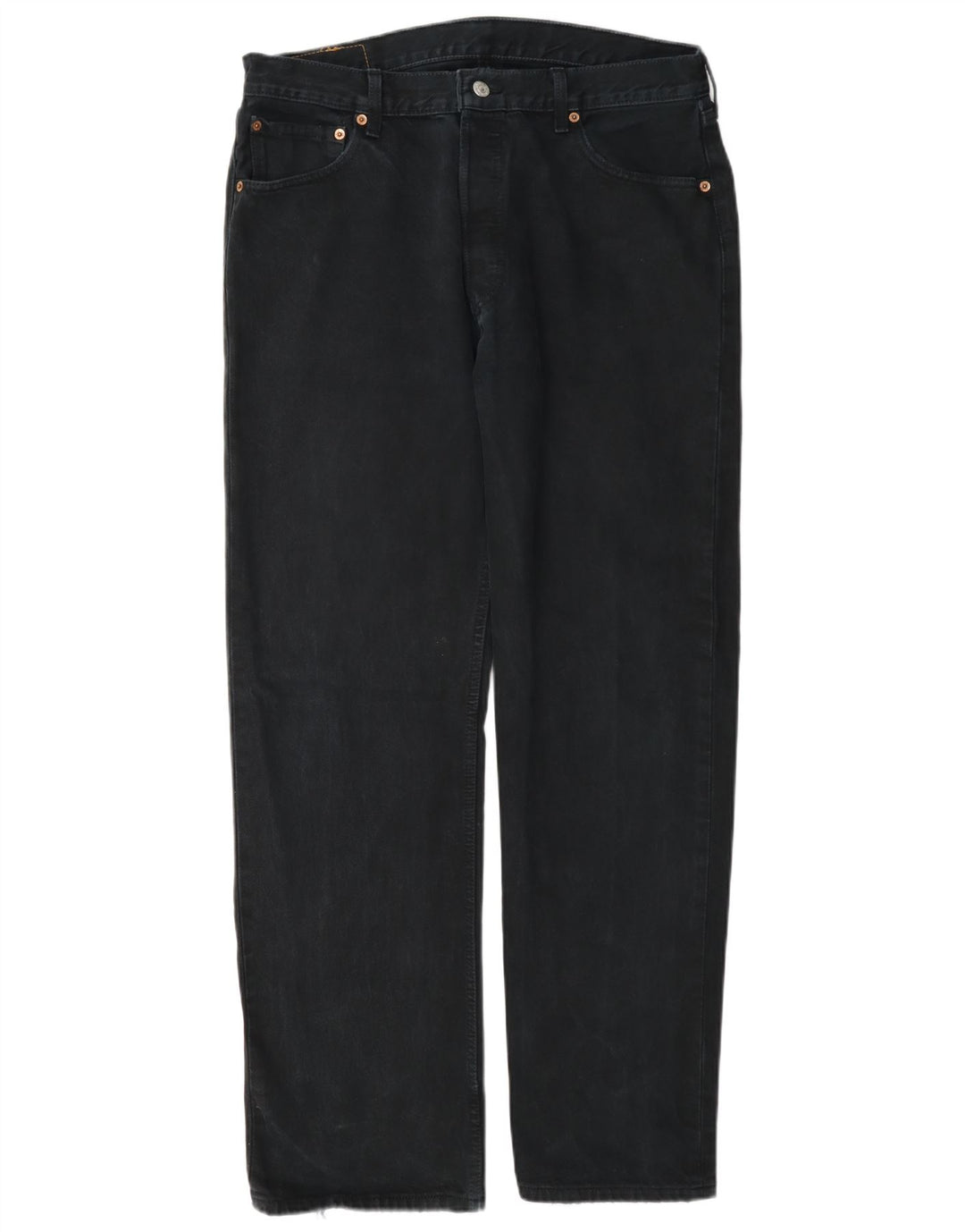 Levi's Herre 501 lige jeans W34 L32 Marineblå
