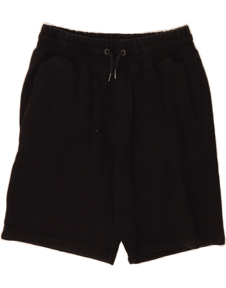 MARKS & SPENCER Mens Regular Fit Sport Shorts Medium  Black Cotton Vintage Marks & Spencer and Second-Hand Marks & Spencer from Messina Hembry 