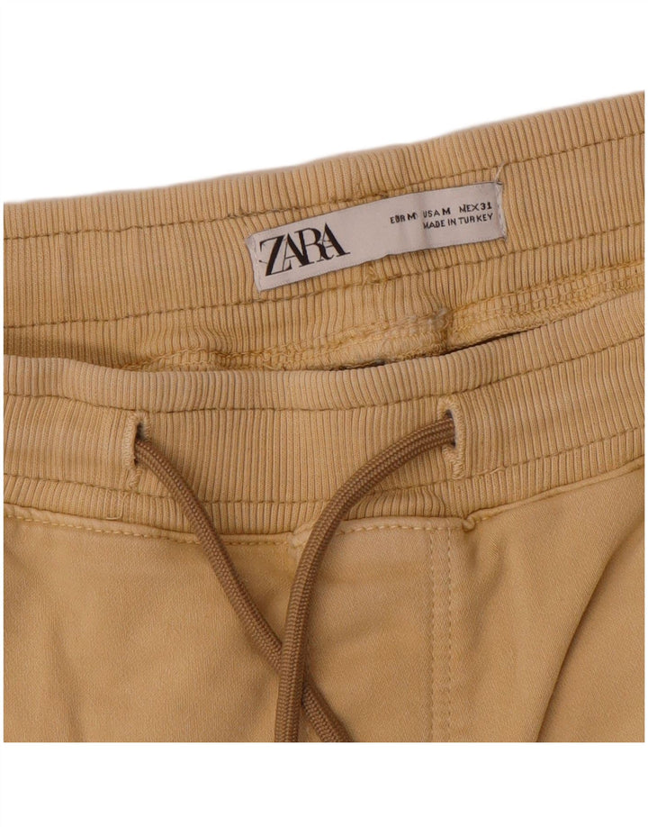 Zara Herre Cargo Shorts Medium W31 Beige