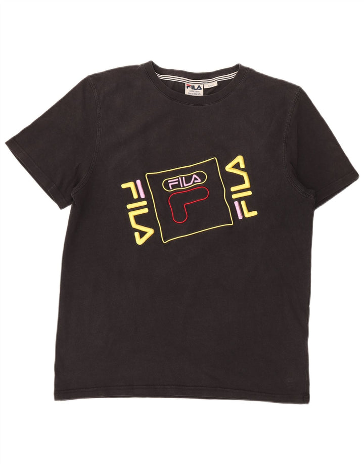 Fila Herre Limited Edition Grafisk T-Shirt Top Stor Sort