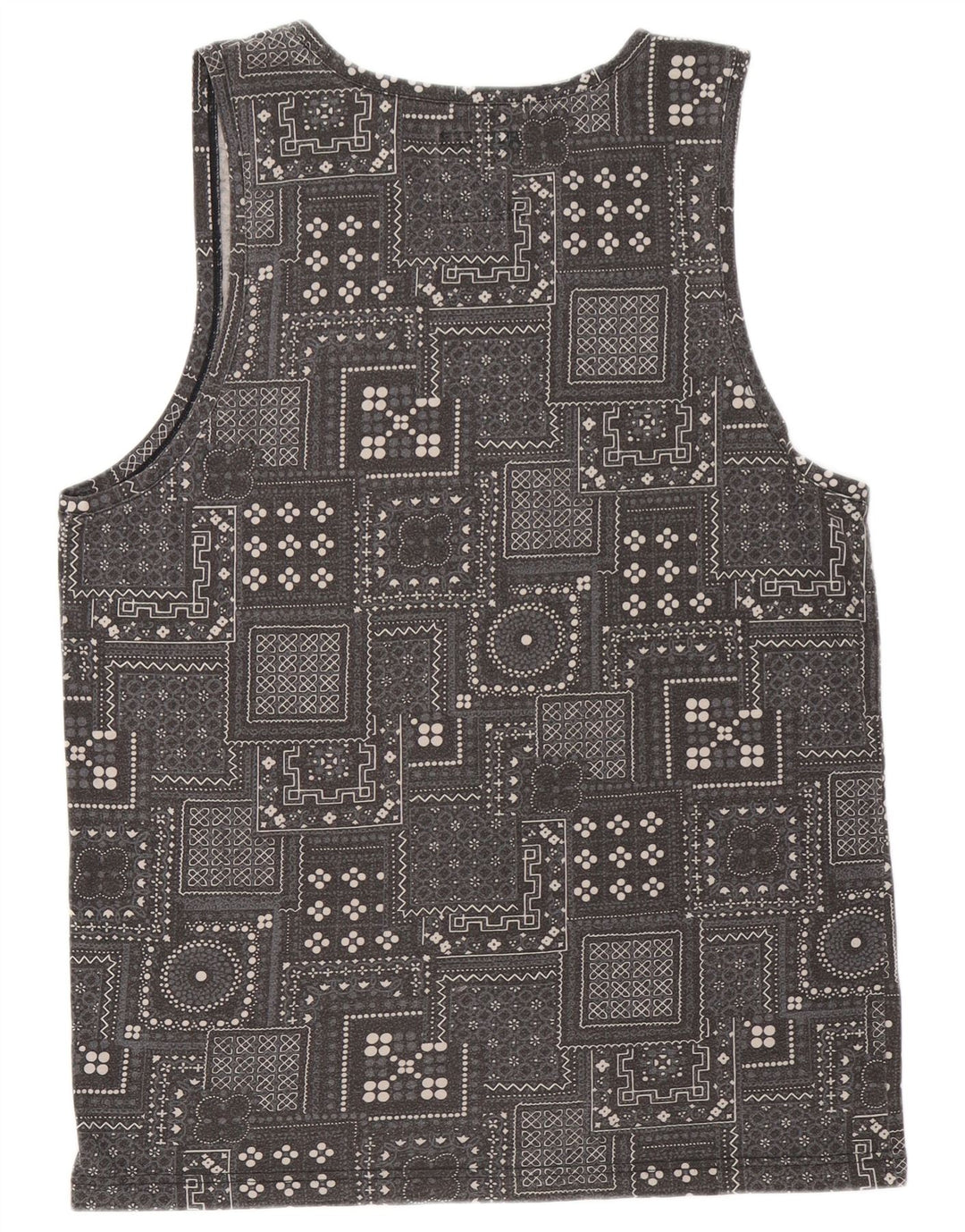 Vans Herre Vest Top XL Grå Geometrisk Bomuld