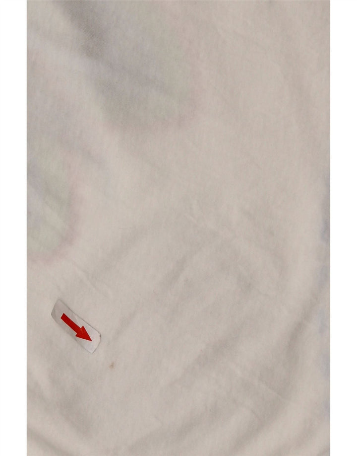 DESIGUAL Dame Grafisk Asymmetrisk Tunika Top UK 18 XL Flerfarvet Blomster