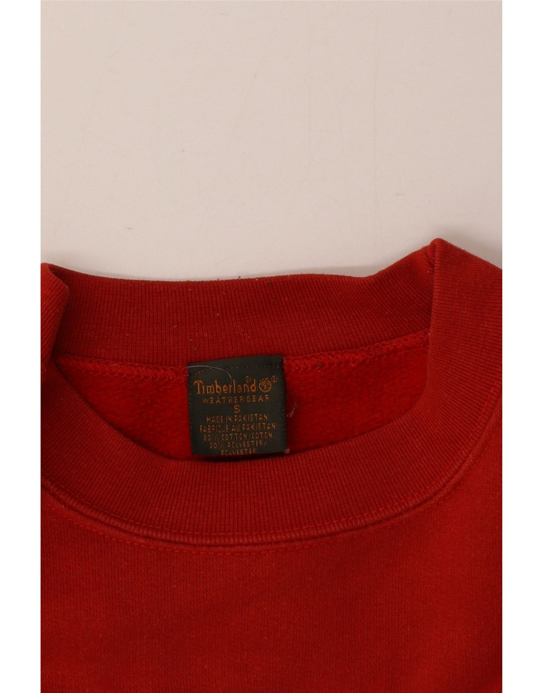 Timberland Herre grafisk sweatshirt jumper lille rød bomuld