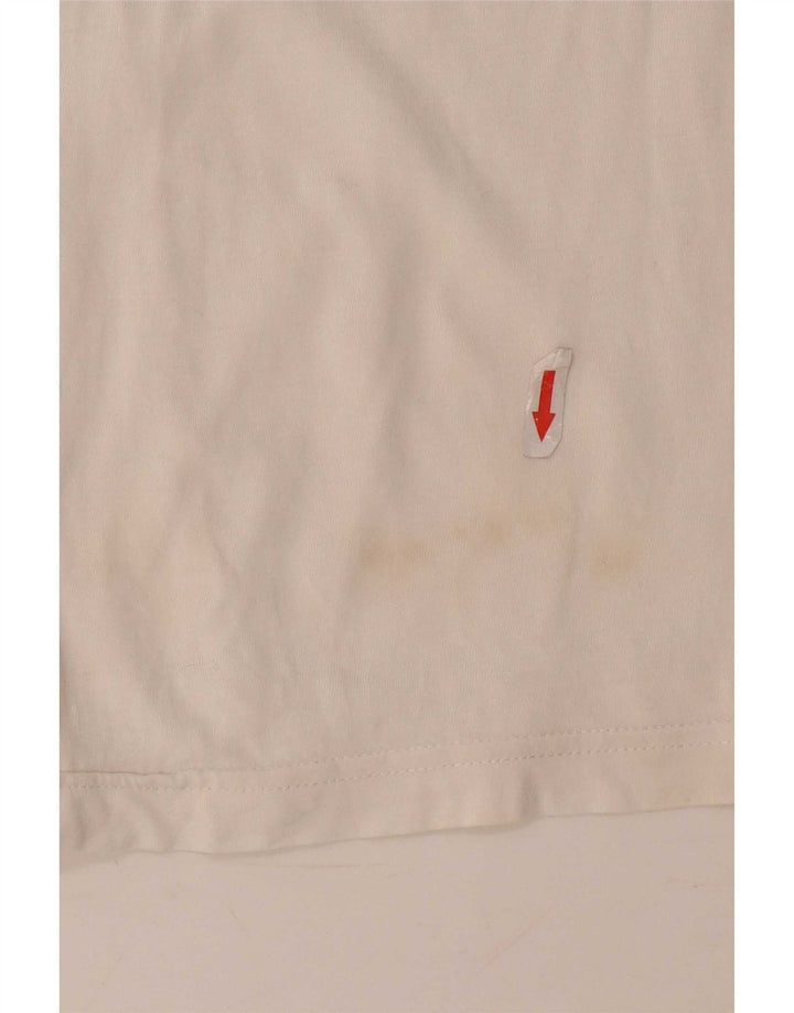 Puma Herre Grafisk T-Shirt Top Medium Hvid