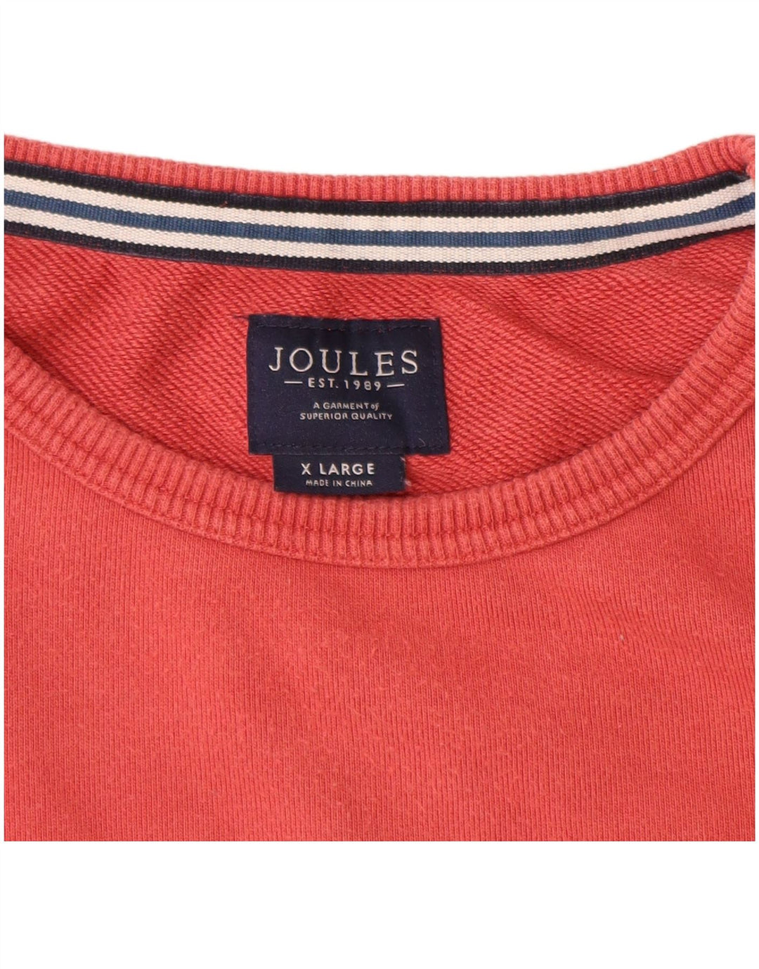 JOULES Herre Sweatshirt Jumper XL Rød Bomuld