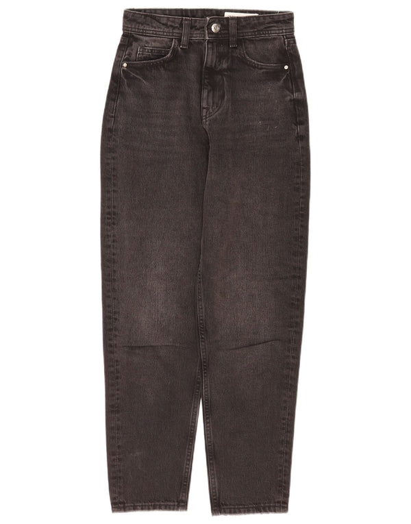 Zara koniske jeans til kvinder EU 32 2XS W22 L27 Grå bomuld