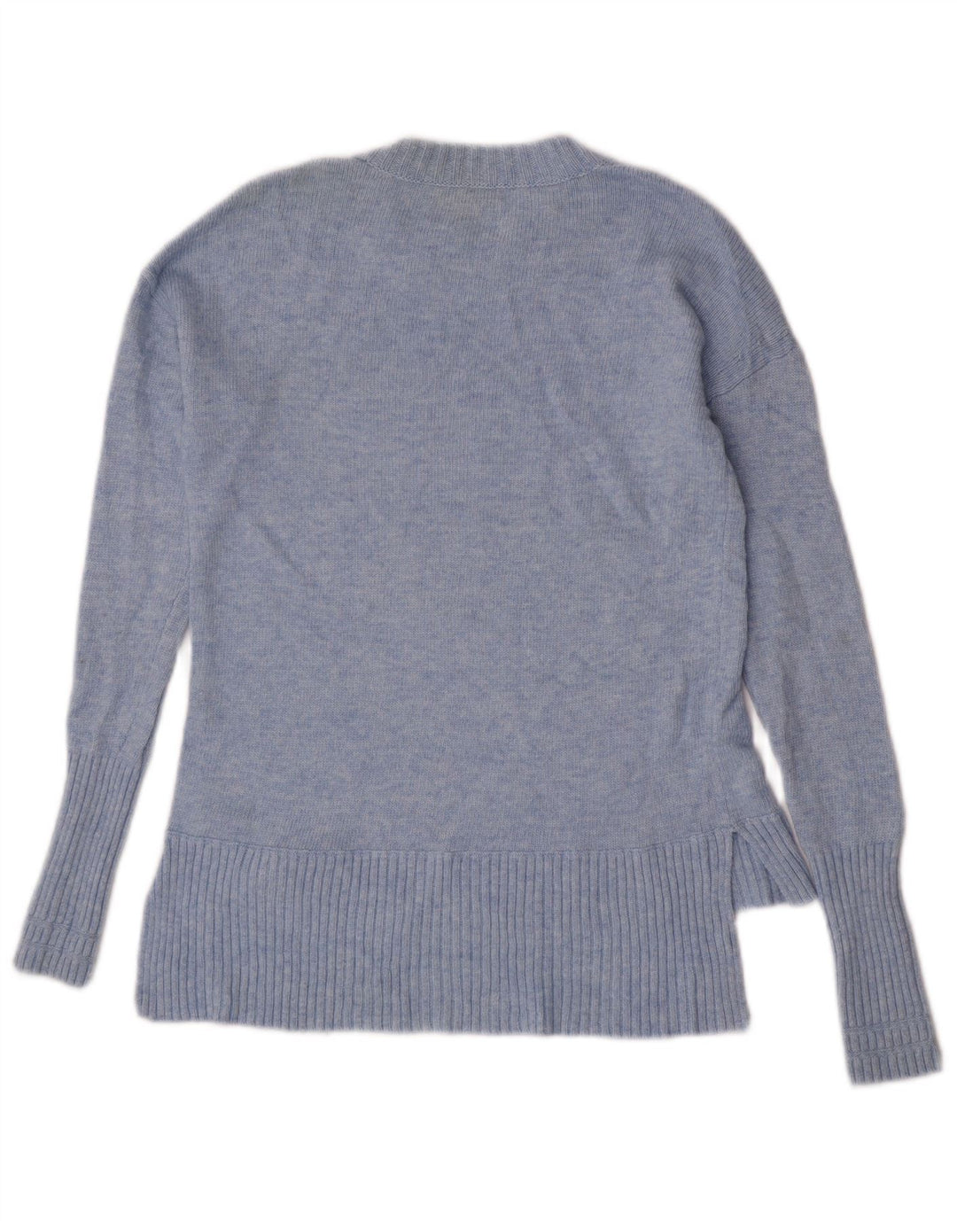 J. Crew Dame sweater med rund hals DK 2 2XS blå uld