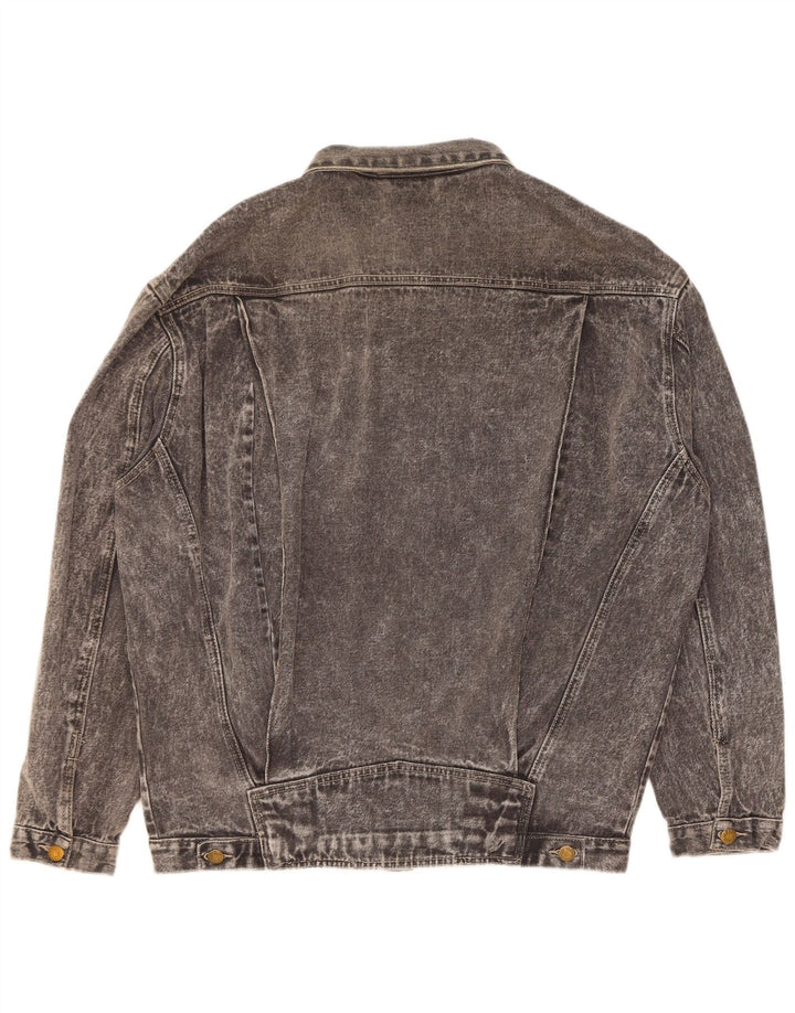 Vintage denimjakke til mænd UK 42 XL Grå bomuld