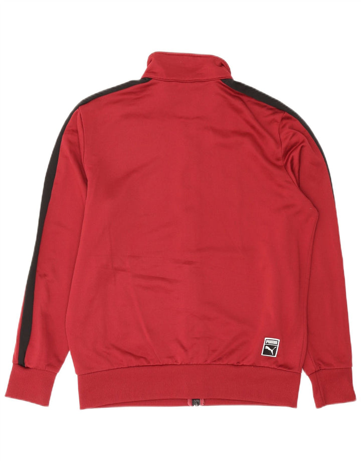 PUMA Træningsdragt til mænd Topjakke Medium Burgundy Colourblock Polyester