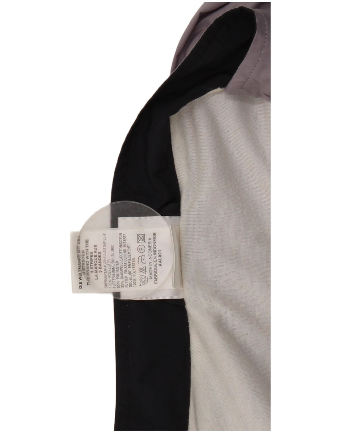 Adidas træningsdragt topjakke til kvinder UK 14 Stor lilla Colourblock Polyester