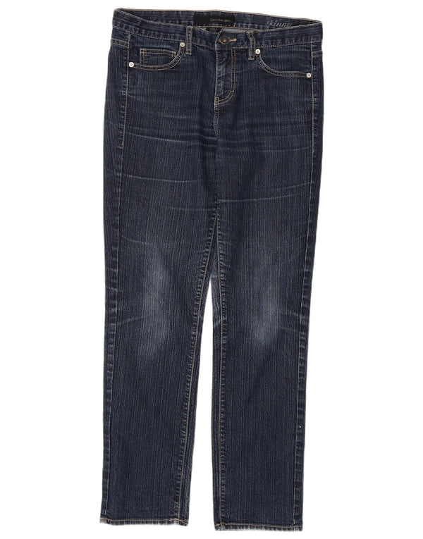 Calvin Klein Dame Skinny Jeans US 10 Large W32 L30 Navy Blue Bomuld