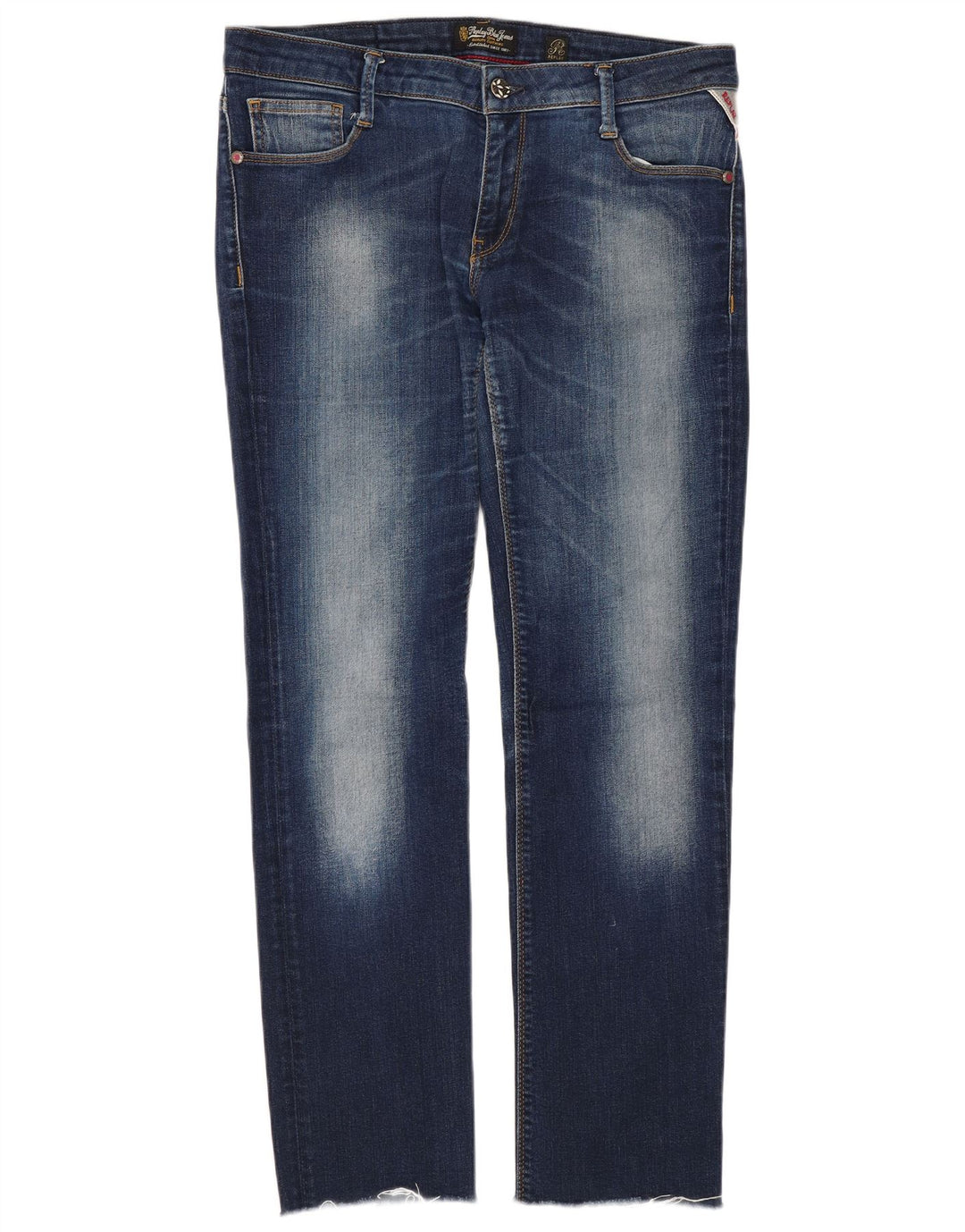 Replay Dame Slim Jeans W32 L27 Blå