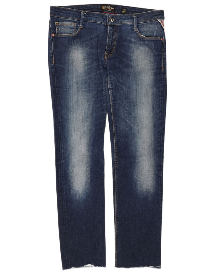 Replay Dame Slim Jeans W32 L27 Blå