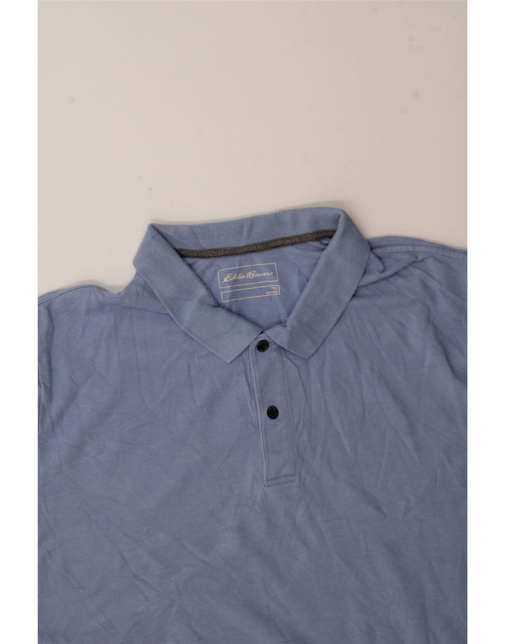 EDDIE BAUER Mens Polo Shirt 2XL Blue Cotton Vintage Eddie Bauer and Second-Hand Eddie Bauer from Messina Hembry 