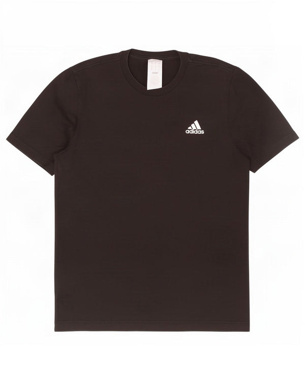 Adidas Herre T-Shirt Top Medium Sort Bomuld