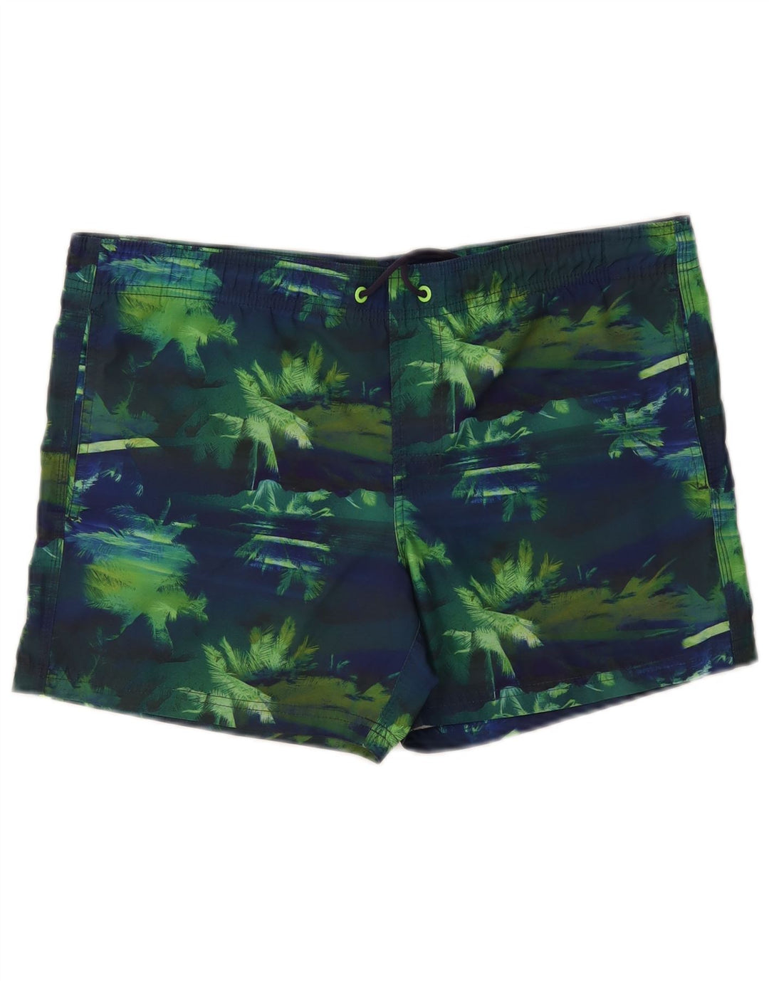 Sundek Herre badeshorts Medium Navy Blue Colourblock Polyester Hawaiian