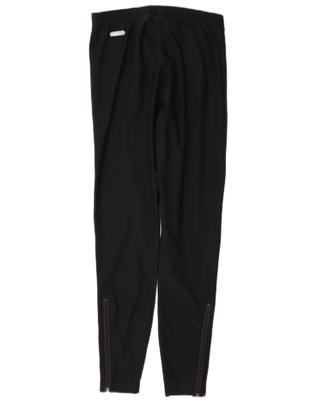 Nike Dame Dri Fit Leggings UK 14 Medium Navy Blue Polyester
