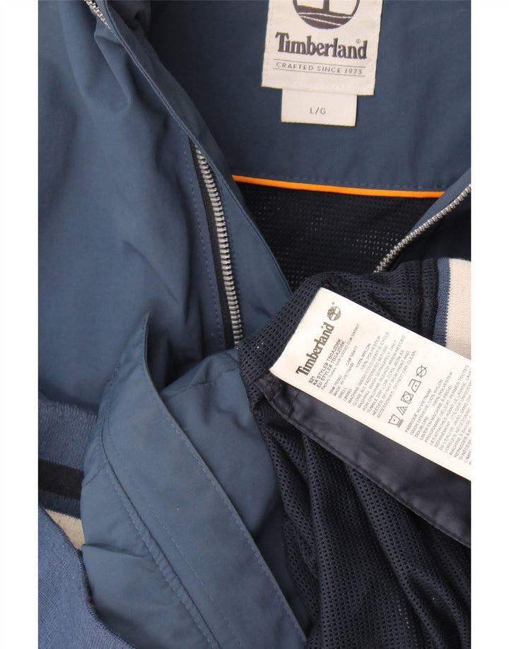 Timberland Bomberjakke til mænd Stor marineblå nylon
