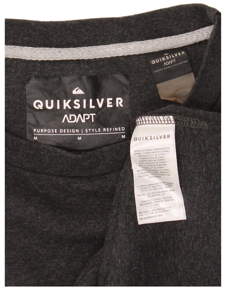 Quiksilver Herre sweatshirt Jumper Medium Grey Flecked Polyester