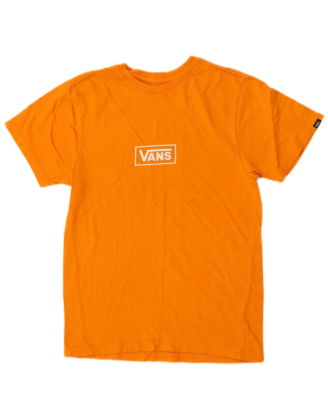 Vans Herre Custom Fit Grafisk T-Shirt Top Lille Orange Bomuld