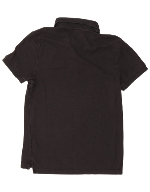 Nike grafisk poloshirt til mænd, medium sort bomuld