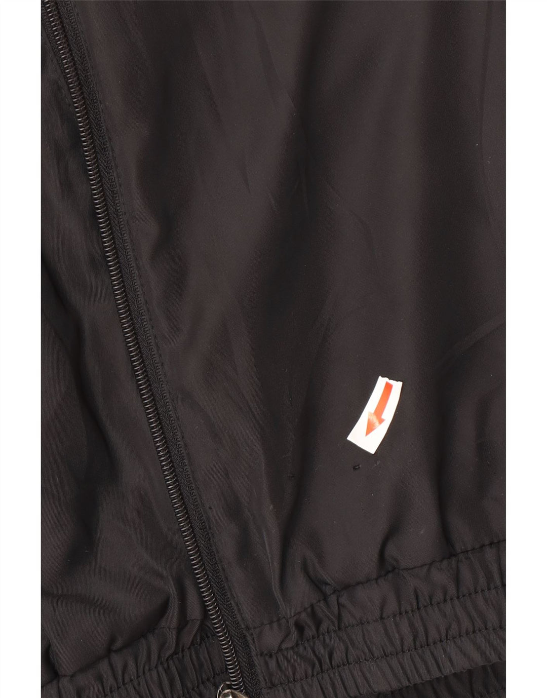 Fila Herre Hooded Bomber Jacket UK 38 Medium Black Colourblock Polyester