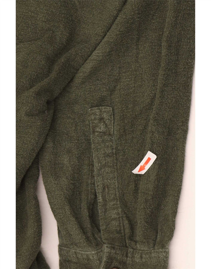 Eddie Bauer Herre Flanelskjorte Stor Khaki Bomuld