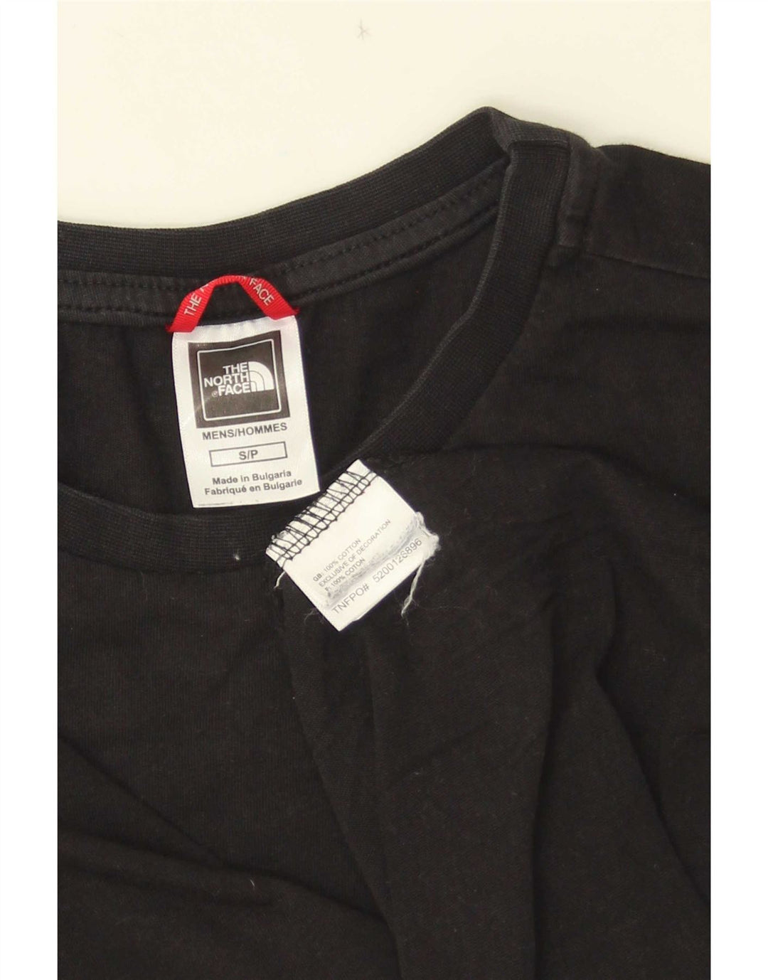 The North Face Herre T-Shirt Top Lille Sort Bomuld