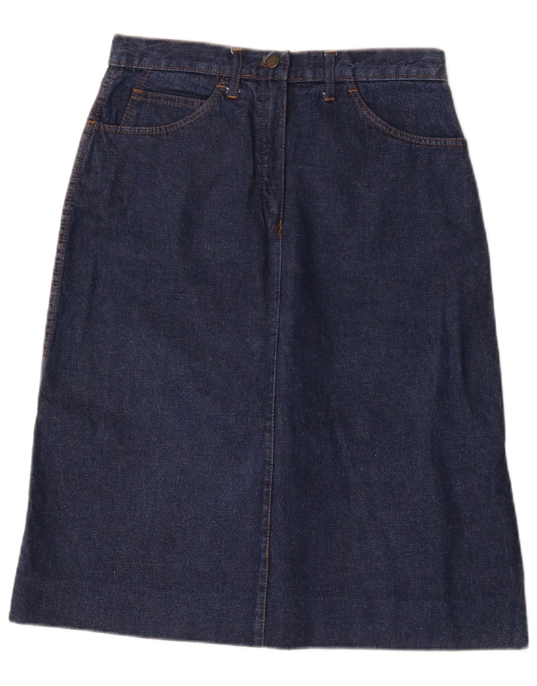 Vintage denimnederdel til kvinder W30 Medium Navyblå