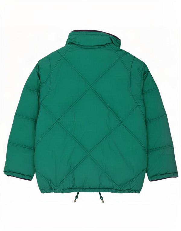 Diadora Herre Loose Fit polstret jakke UK 38 Medium Green Colourblock