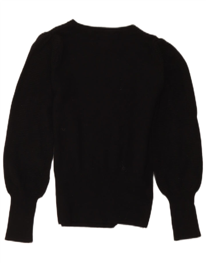 Marks & Spencer Dame sweater med rund hals DK 10 Small Black Classic