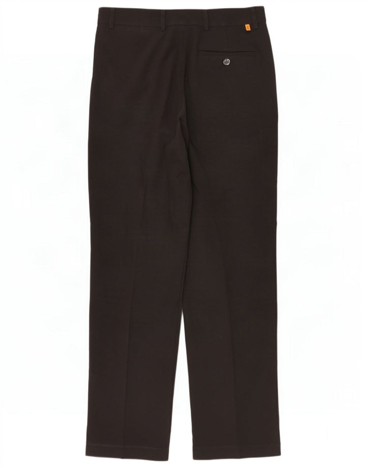 Farah Straight Casual Bukser til mænd W34 L33 Sort polyester