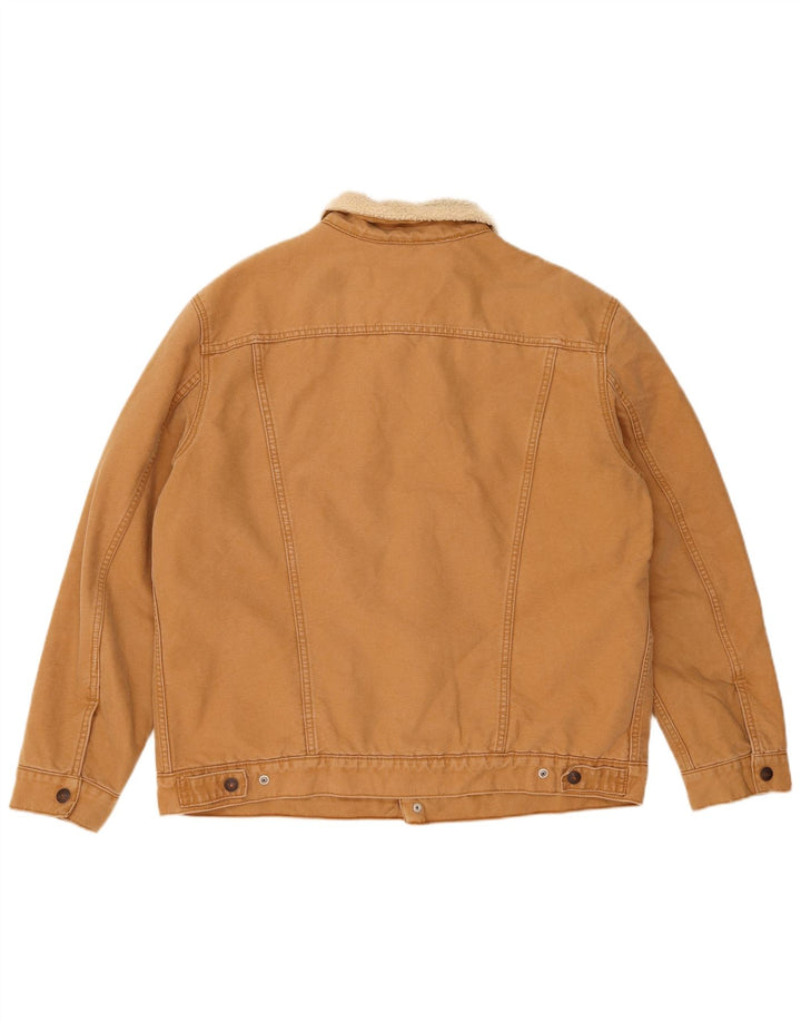 LEVI'S Sherpajakke til mænd UK 44 2XL Brun Bomuld