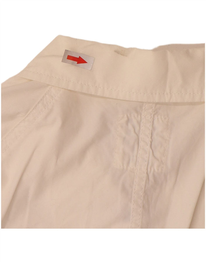 Vans Womens Bomber Jacket UK 10 Small White Bomuld